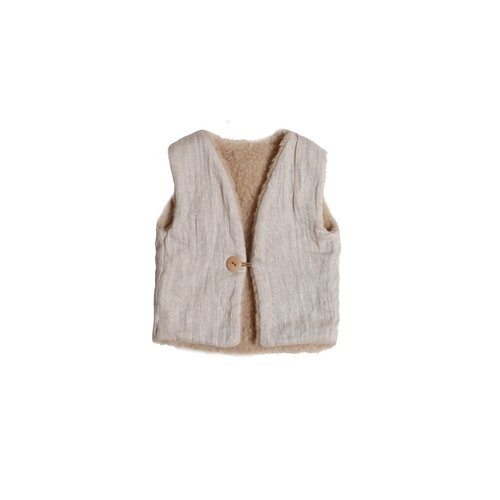 Alwero Alwero - Exclusive bodywarmer - Reversible beige