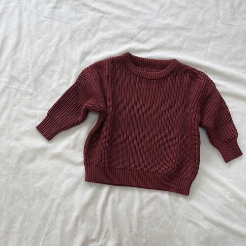 Hunter + Rose Hunter + Rose - Aspen Jumper - Berry Hunter + Rose Hunter + Rose - Aspen Jumper - Berry