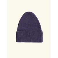 Hvid - Beanie Fonzie - Purple