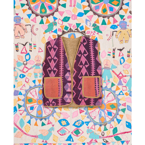 Sissel Edelbo Sissel Edelbo - Preston MINI Kantha Vest n23 Sissel Edelbo Sissel Edelbo - Preston MINI Kantha Vest n23