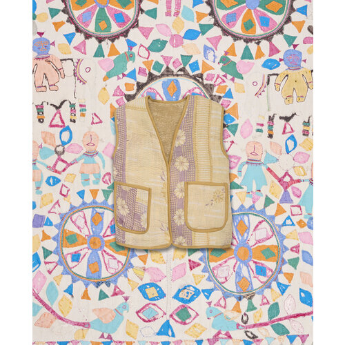 Sissel Edelbo Sissel Edelbo - Preston MINI Kantha Vest n109 Sissel Edelbo Sissel Edelbo - Preston MINI Kantha Vest n109