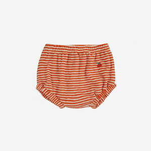 BOBO CHOSES Bobo choses - Baby Orange stripes terry bloomer