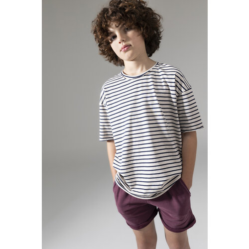 Mingo Mingo - Oversized T-Shirt Navy Stripe