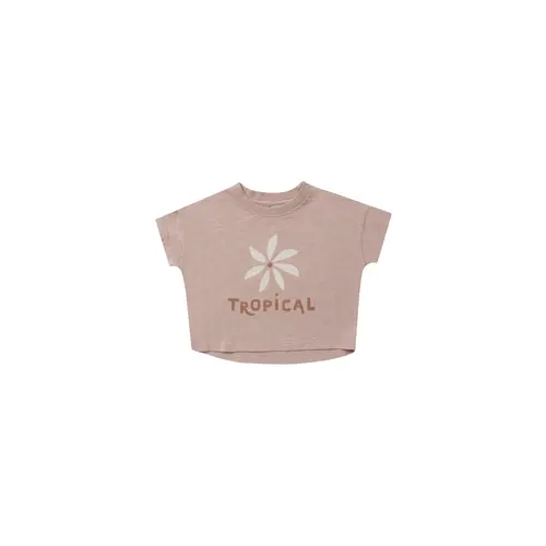 Rylee and Cru Rylee and Cru - Boxy tee - Tropical mauve