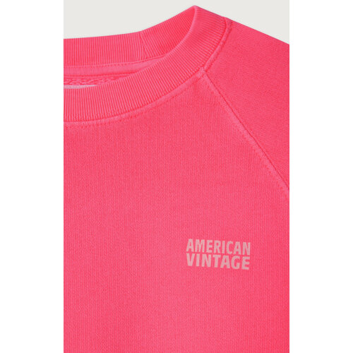 American Vintage AMV American Vintage  - Izubird sweater - Hortensia Fluo