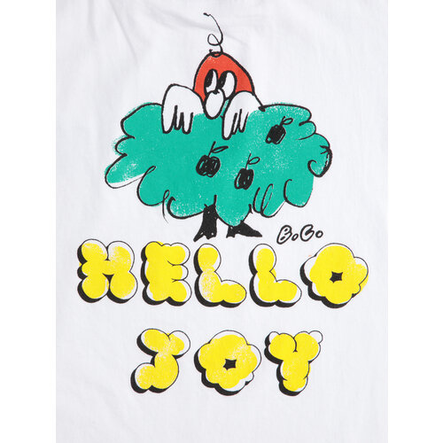 BOBO CHOSES Bobo Choses - Hello Joy T-shirt - Off white