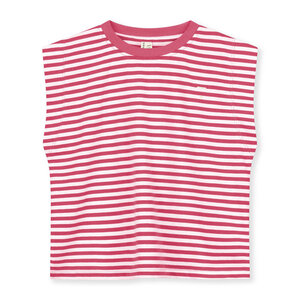 Gray Label Gray Label - Muscle tee GOTS - Cherry / Off white