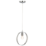 Hanglamp Metaal Zilver Modern Rond