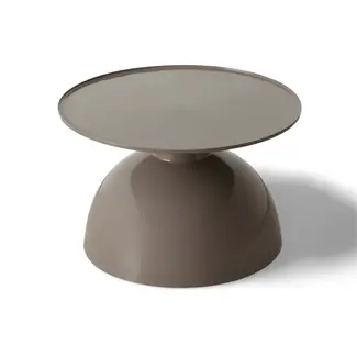 Dulaire Design Salon/Bijzettafel Modern Bruin Rond Ø 60 cm