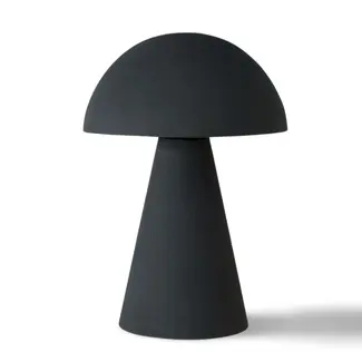 Dulaire Paddenstoel Tafellamp Zwart Modern 45 cm