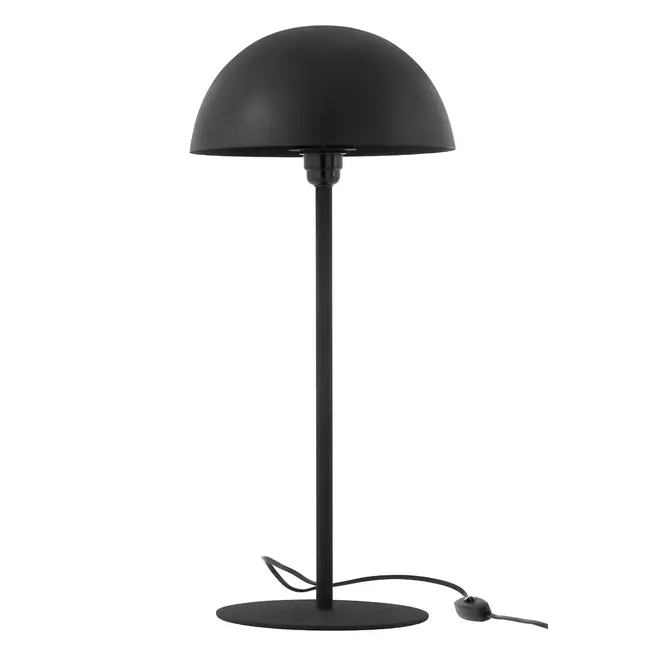 Tafellamp Zwart Paddenstoel Modern 59 cm