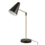 Bureaulamp Modern Zwart Goud Metaal - Touch Aan/uit