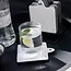 Luxe Geribbeld Design Waterglas set van 4