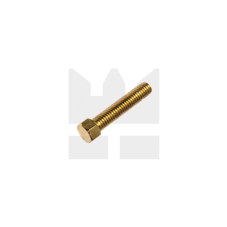KING Microschroeven Modelbouw bout M0,8 x 4 - Hoge kop - Messing - 10 stuks