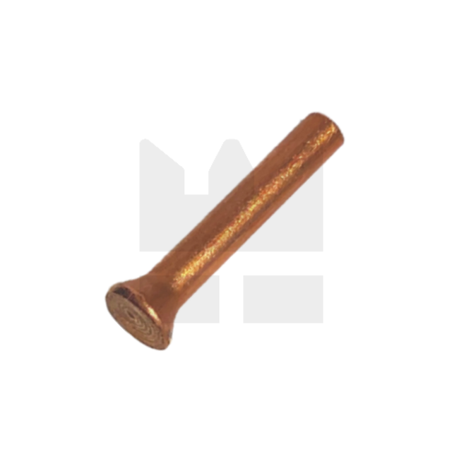 Klinknagel platkop - Koper - 2,5 x 10 mm - 50 stuks