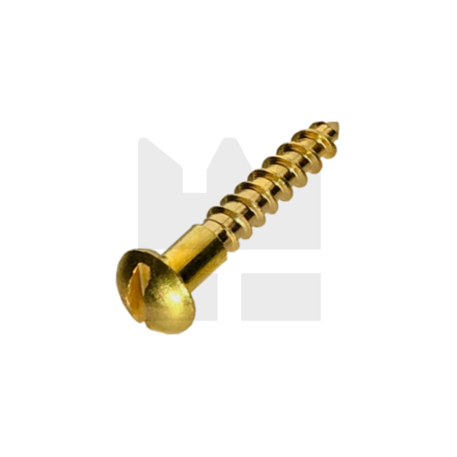 Houtschroef bolkop DIN 96 - Messing - 1,6 x 16 mm - 50 stuks