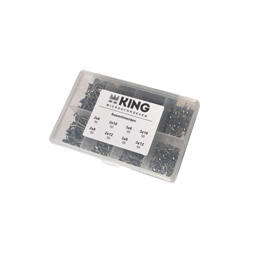 KING Microschroeven AS230 - Plaatschroef Bolcilinderkop (TORX) ISO 14585 - RVS