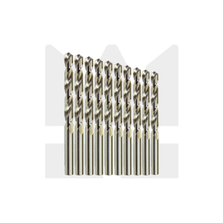 Bohrcraft Metaalborenset - 3,1 t/m 4,0 mm - HSS Geslepen