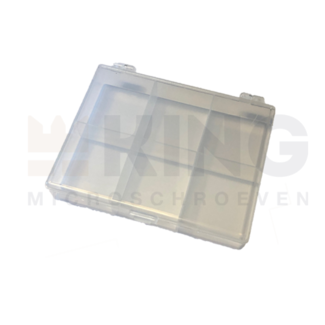 KING Microschroeven Assortimentsdoos - 6-vak - LEEG