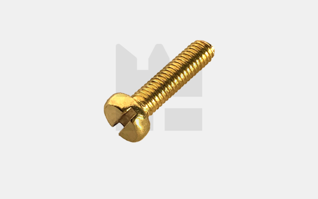 Cilinderkopschroeven - DIN 84 - Messing M2,5