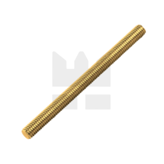 Draadeind - M4 - 25 cm - Messing Draadeind - M4 - 25 cm - Messing