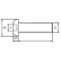 KING Microschroeven Laagbolkopschroef M3 x 10 - Staal 10.9 ISO 7380 - 25 stuks