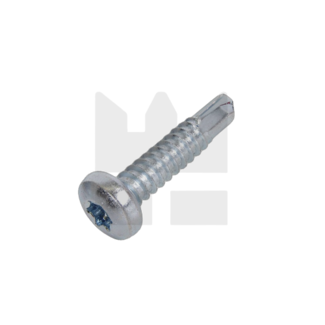 Zelfborende plaatschroef - 3,5 x 13 mm - TORX - Bolkop - staal verzinkt - 25 stuks