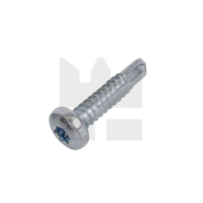Zelfborende plaatschroef - 3,5 x 13 mm - TORX - Bolkop - staal verzinkt - 25 stuks
