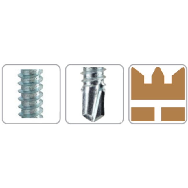 Zelfborende plaatschroef - 3,5 x 13 mm - TORX - Bolkop - staal verzinkt - 25 stuks