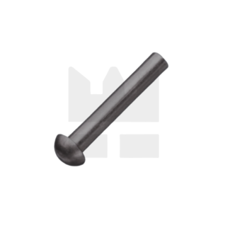 KING Microschroeven Klinknagel 2,5 x 8 mm – Bolkop – Staal – 50 stuks