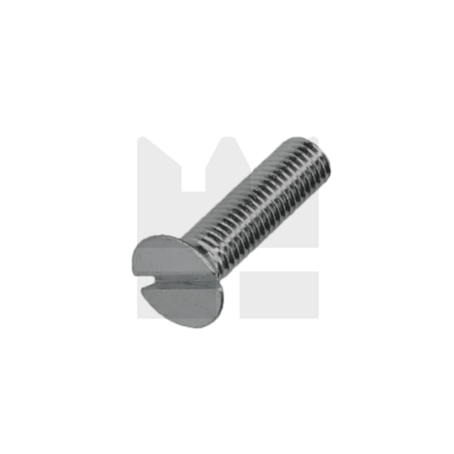 Verzonkenkopschroef M1,6 x 6 - DIN 963 - RVS - 10 stuks