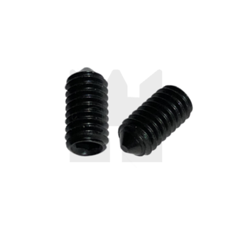 KING Microschroeven Stelschroef - DIN 914 45H Staal - M 3 x 8 - 25 stuks