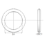 O-ringen 8 x 2 mm – VMQ/ silicone - 4 stuks