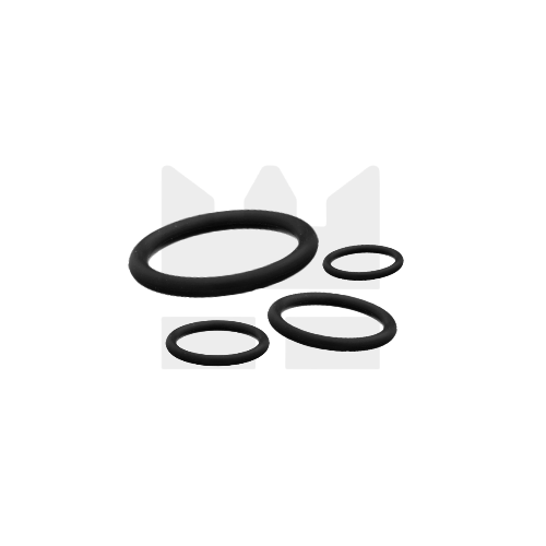 KING Microschroeven O-ringen 1 x 1,5 mm – NBR 70 - 4 stuks