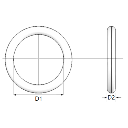 KING Microschroeven O-ringen 2,5 x 1,5 mm – NBR 70 - 4 stuks