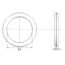 O-ringen 7 x 1,5 mm – NBR 70 - 4 stuks