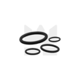 KING Microschroeven O-ringen 6 x 1 mm – EPDM 70?Sh - 4 stuks