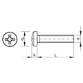 KING Microschroeven Bolcilinderkopschroef M1,4 x 8 - Staal zwart - 50 stuks