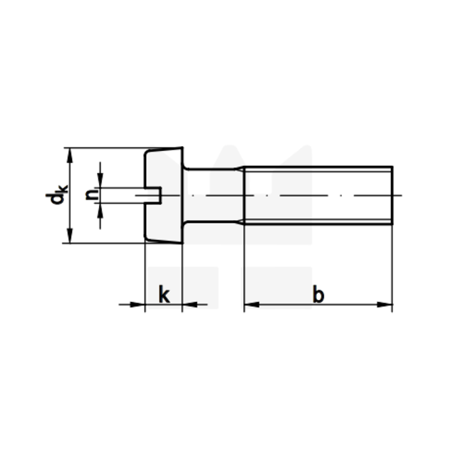 Cilinderkopschroef | M2 x 4 - DIN 84 - RVS - 25 stuks