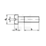 Cilinderkopschroef | M2 x 4 - DIN 84 - RVS - 25 stuks