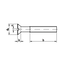 Verzonkenkopschroef | M2 x 4 - DIN 963 - RVS – 25 stuks