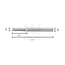 Freesstift | 3 mm - Vorm A - ZYA - Cilinder