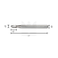 Freesstift | 3 mm - Vorm E - TRE - Ovaal