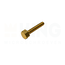 Modelbouw bout M0,6 x 4 - Hoge kop - Messing - 10 stuks