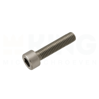 KING Microschroeven BZK Inbusschroef - M2 x 12 - 25 stuks - RVS - DIN 912