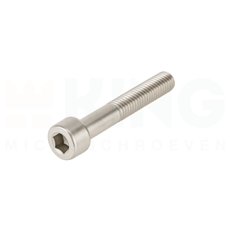 KING Microschroeven BZK Inbusschroef - M 3 x 50 - RVS A2 - DIN 912 - 25 stuks