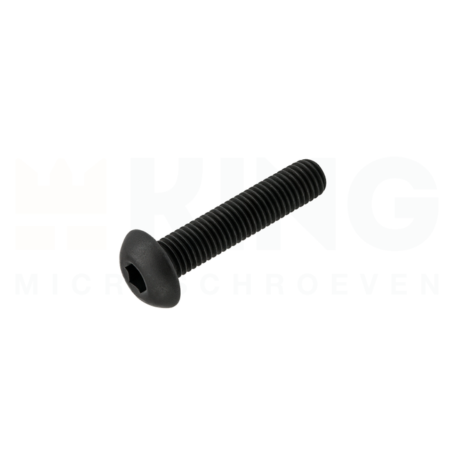 Laagbolkopschroef M2 x 4 - Staal 10.9 ISO 7380 - 25 stuks