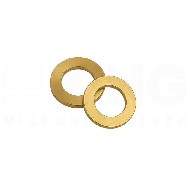 Modelbouw Sluitring M1 - Gedraaid - Messing - 25 stuks