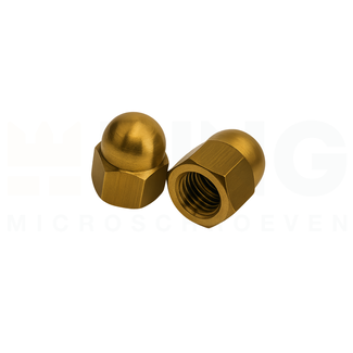KING Microschroeven Modelbouw dopmoer M2,5 - Messing - 10 stuks