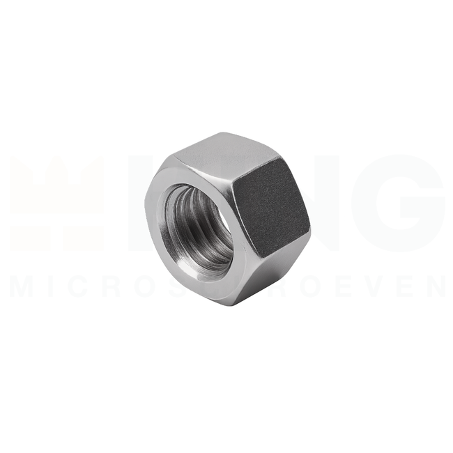 Modelbouw moer M1,2 - RVS - Hoog - 10 stuks